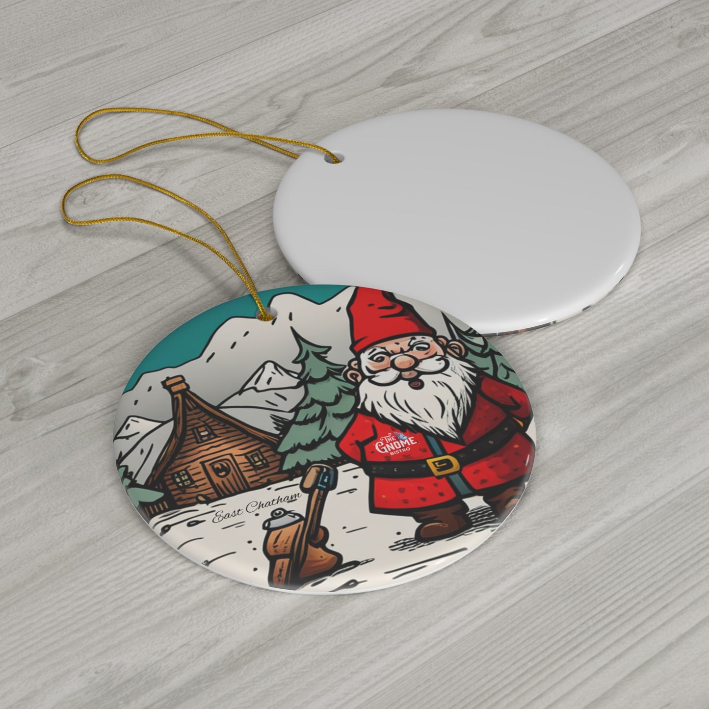 Ceramic Gnome Ornament