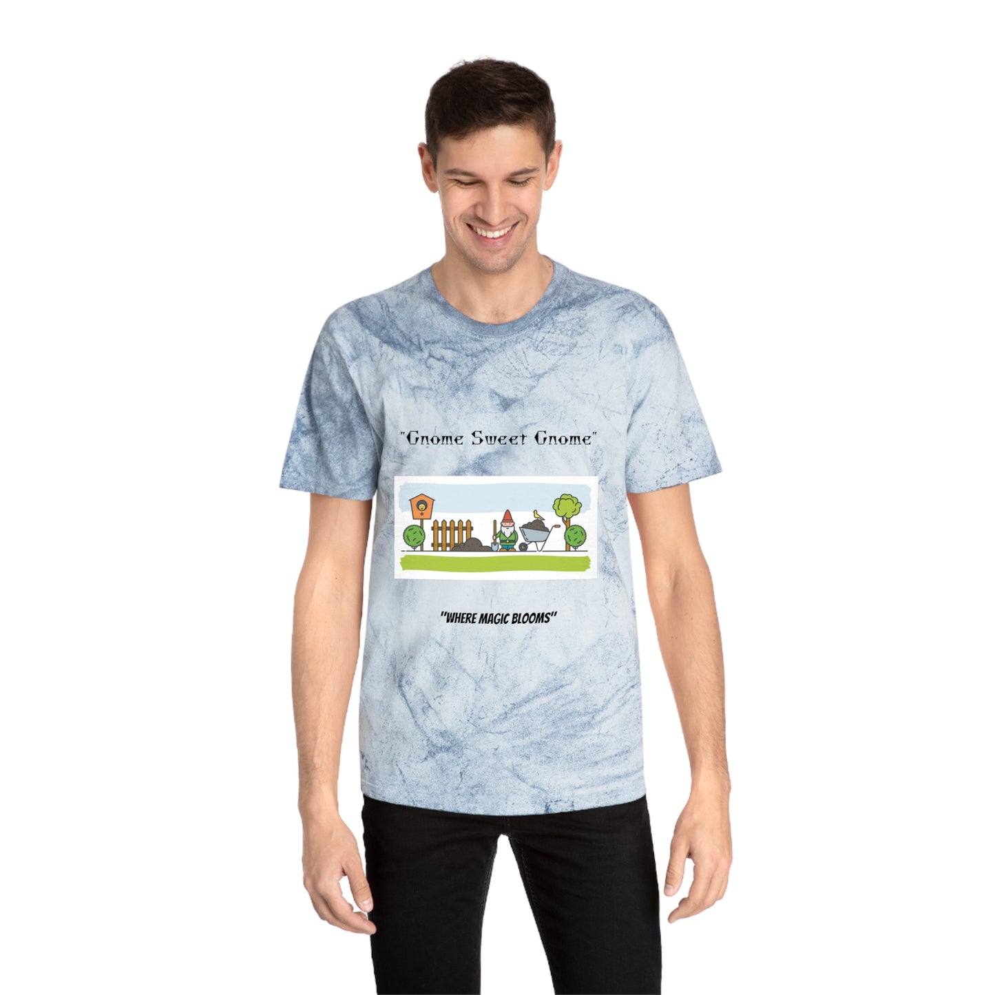 Gnome Sweet Gnome Color Blast T-shirt