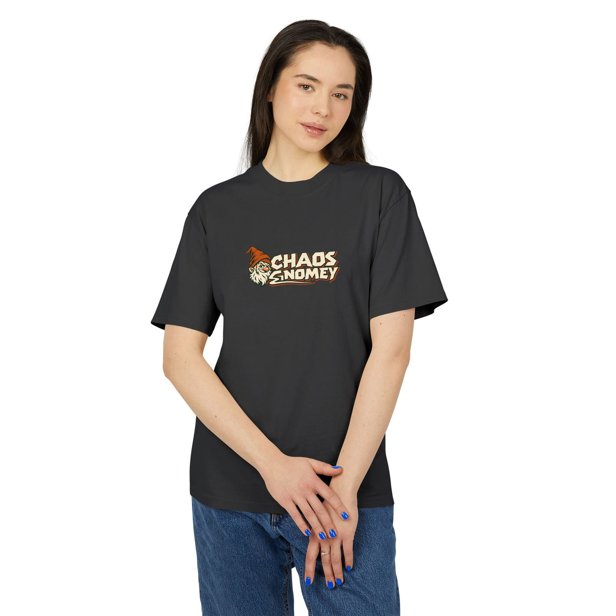 Chaos Gnomey | Heavy Faded Oversized Tee