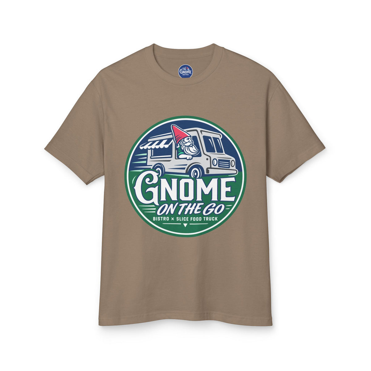 Gnome on the Go Tee | Camper Food Truck Graphic T-Shirt