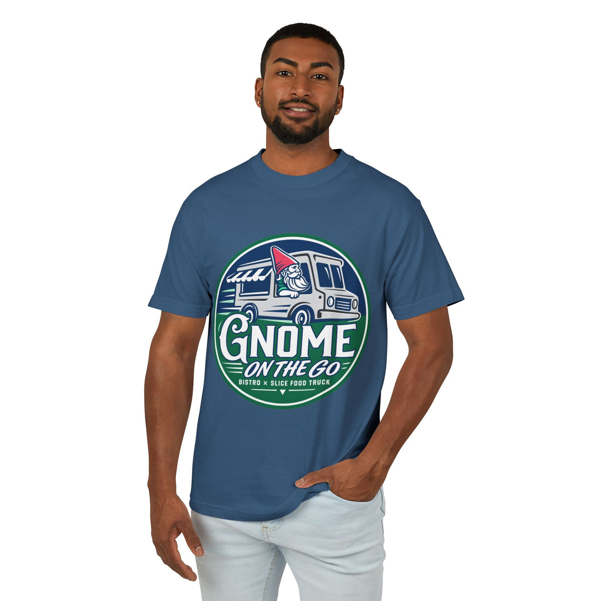 Gnome on the Go Tee | Camper Food Truck Graphic T-Shirt