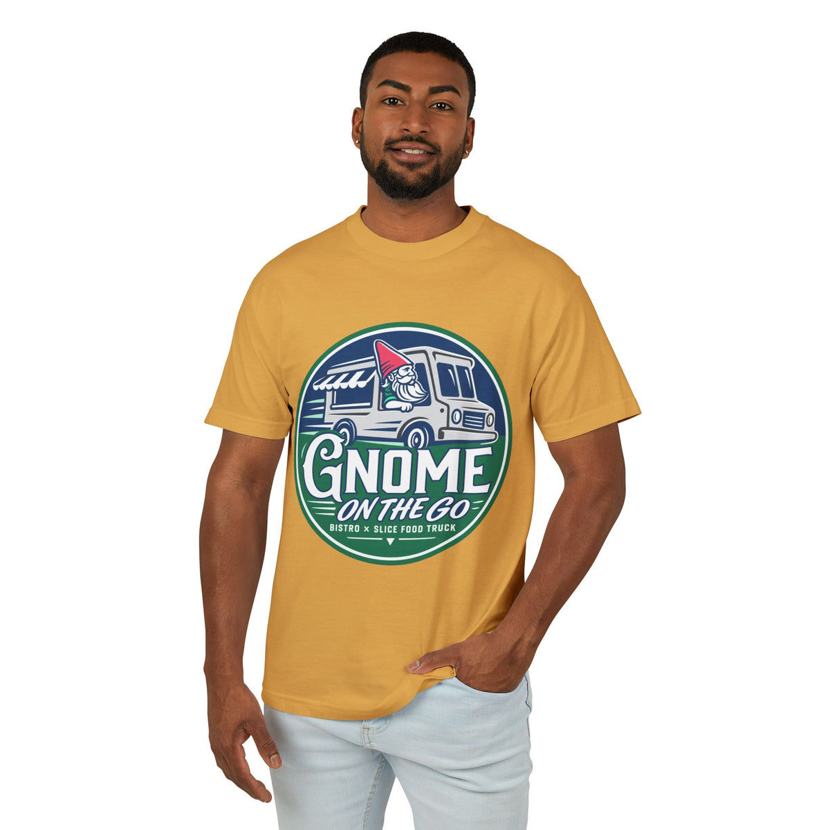 Gnome on the Go Tee | Camper Food Truck Graphic T-Shirt