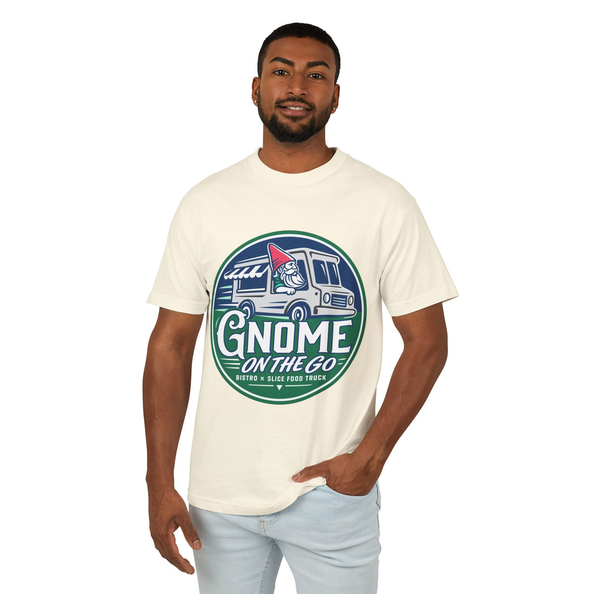 Gnome on the Go Tee | Camper Food Truck Graphic T-Shirt