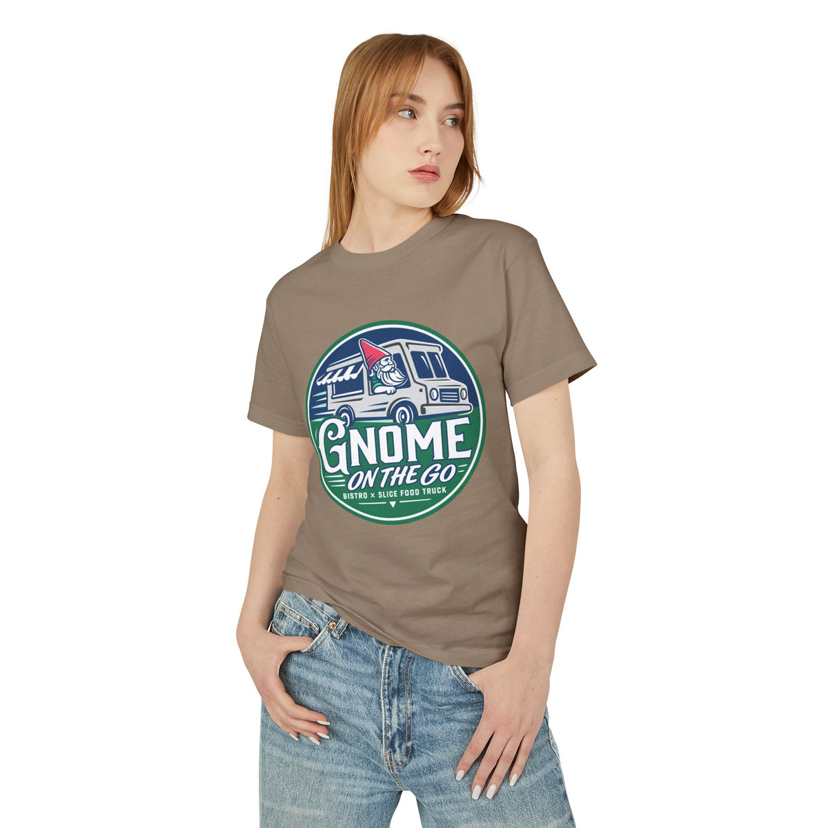 Gnome on the Go Tee | Camper Food Truck Graphic T-Shirt