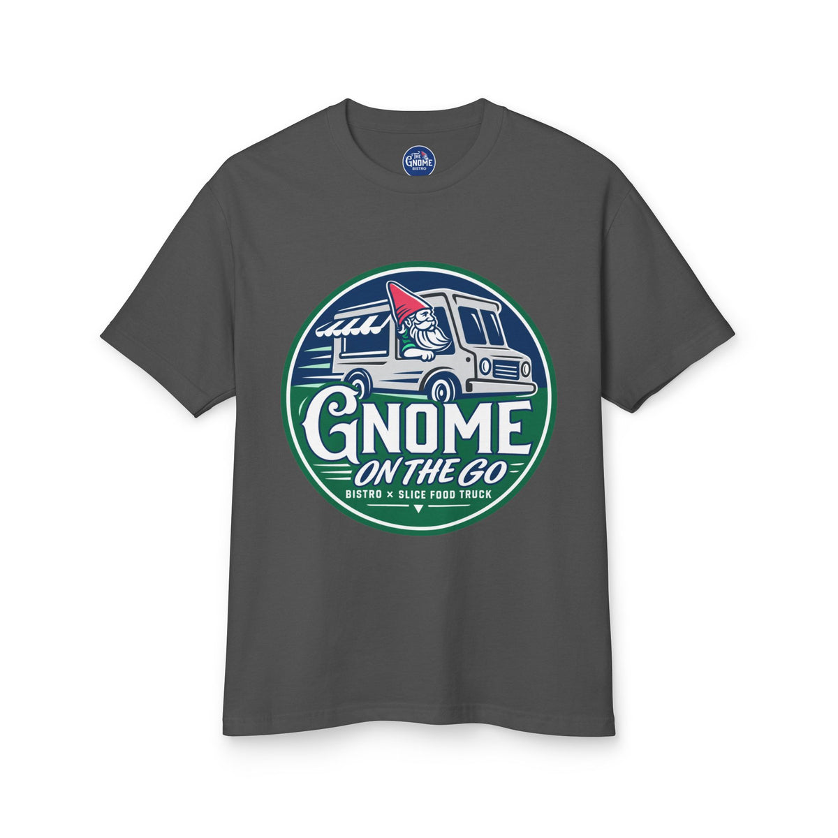 Gnome on the Go Tee | Camper Food Truck Graphic T-Shirt