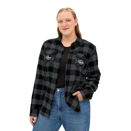 Flannel Shirt Gnome Corp Logo Unisex