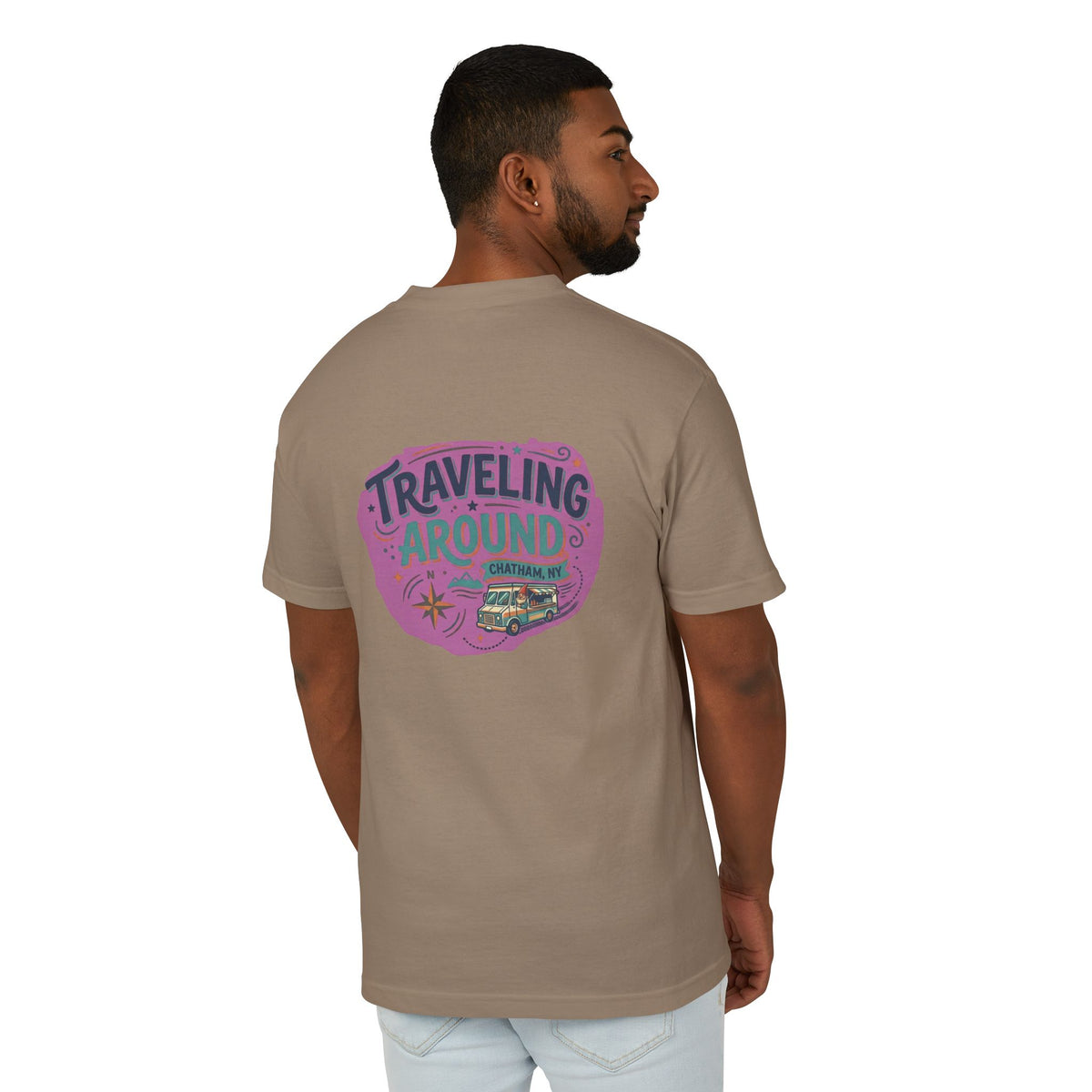Gnome on the Go Tee | Camper Food Truck Graphic T-Shirt
