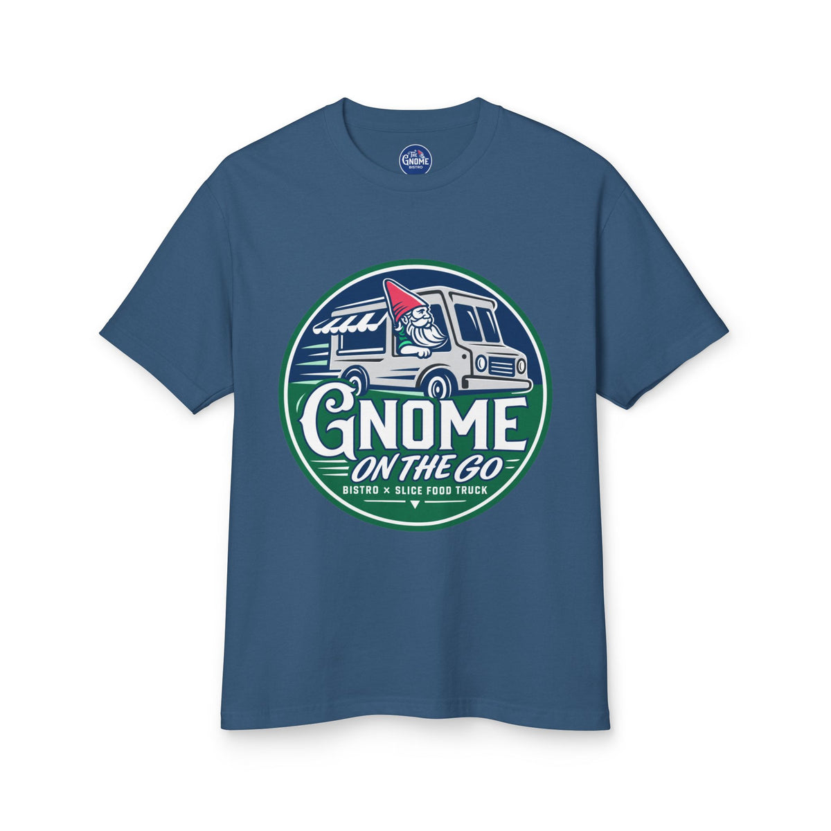 Gnome on the Go Tee | Camper Food Truck Graphic T-Shirt