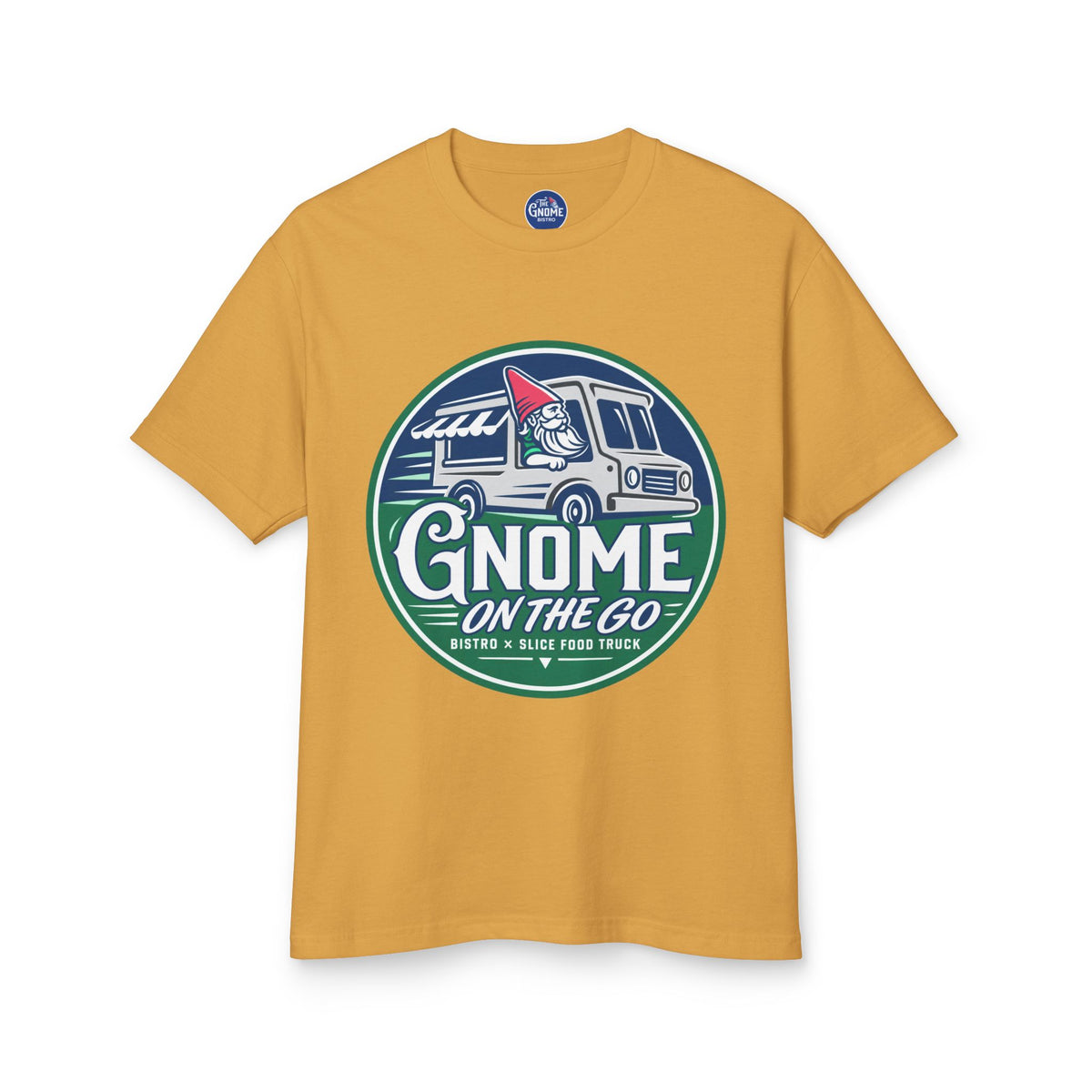 Gnome on the Go Tee | Camper Food Truck Graphic T-Shirt