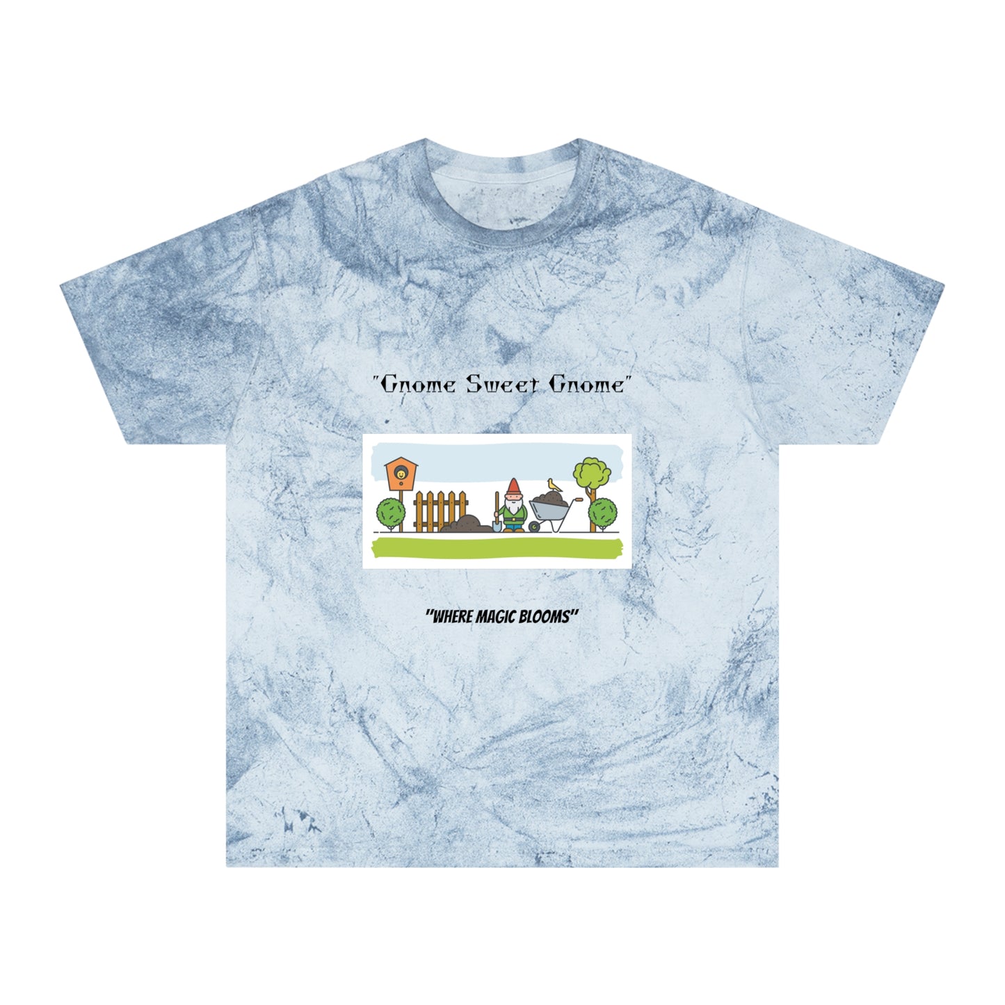 Gnome Sweet Gnome Color Blast T-shirt
