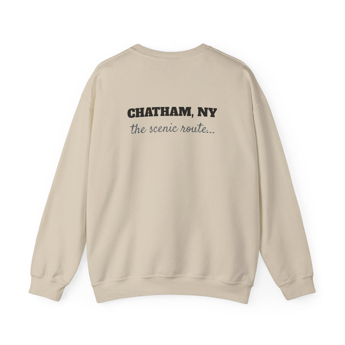 Gnome Wanderer Scenic Route Crewneck | Chatham, New York