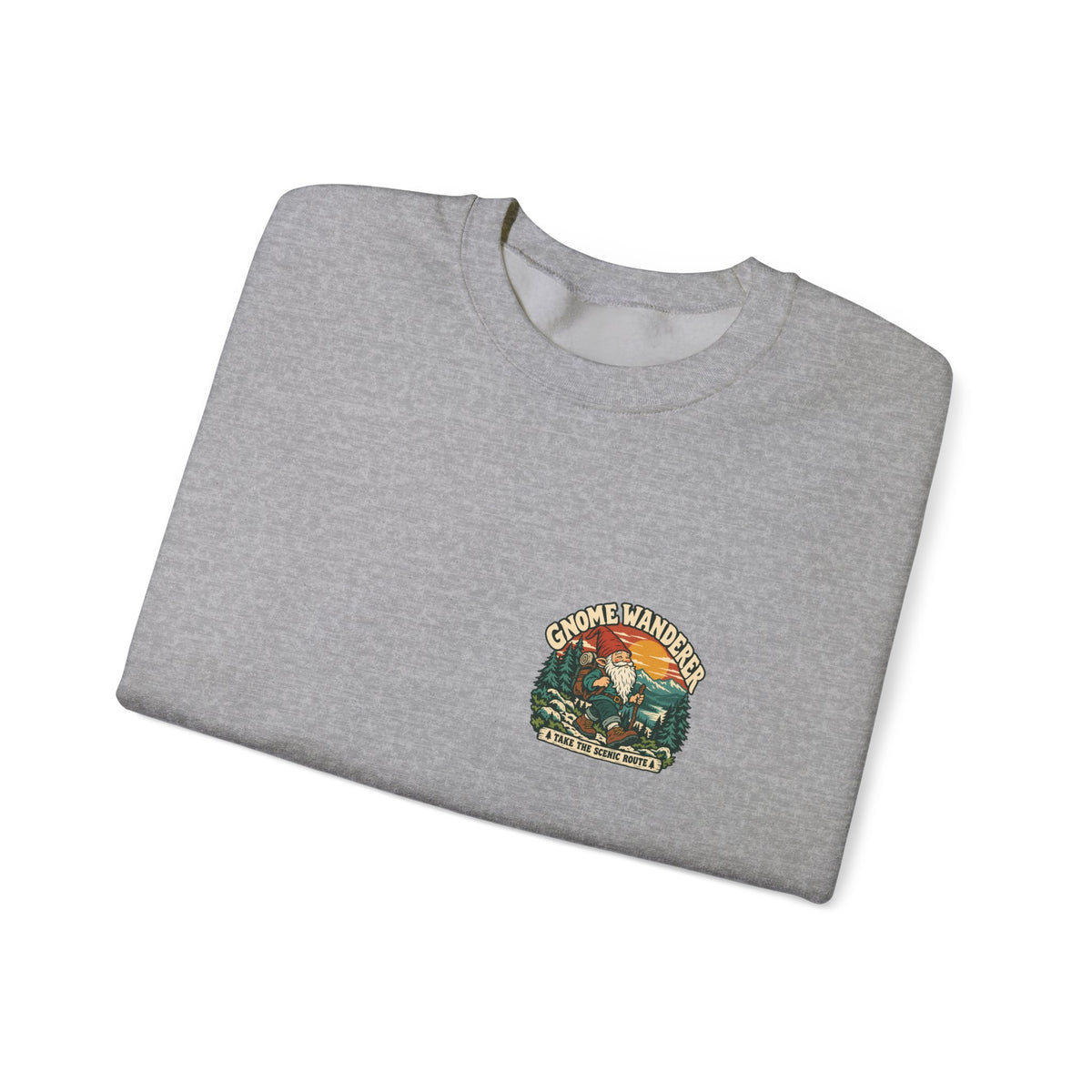 Gnome Wanderer Scenic Route Crewneck | Chatham, New York