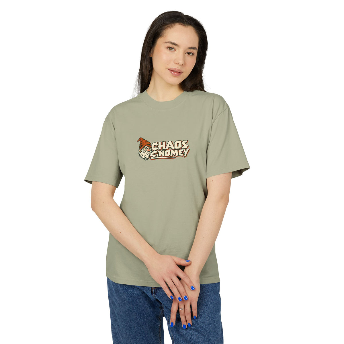 Chaos Gnomey | Heavy Faded Oversized Tee