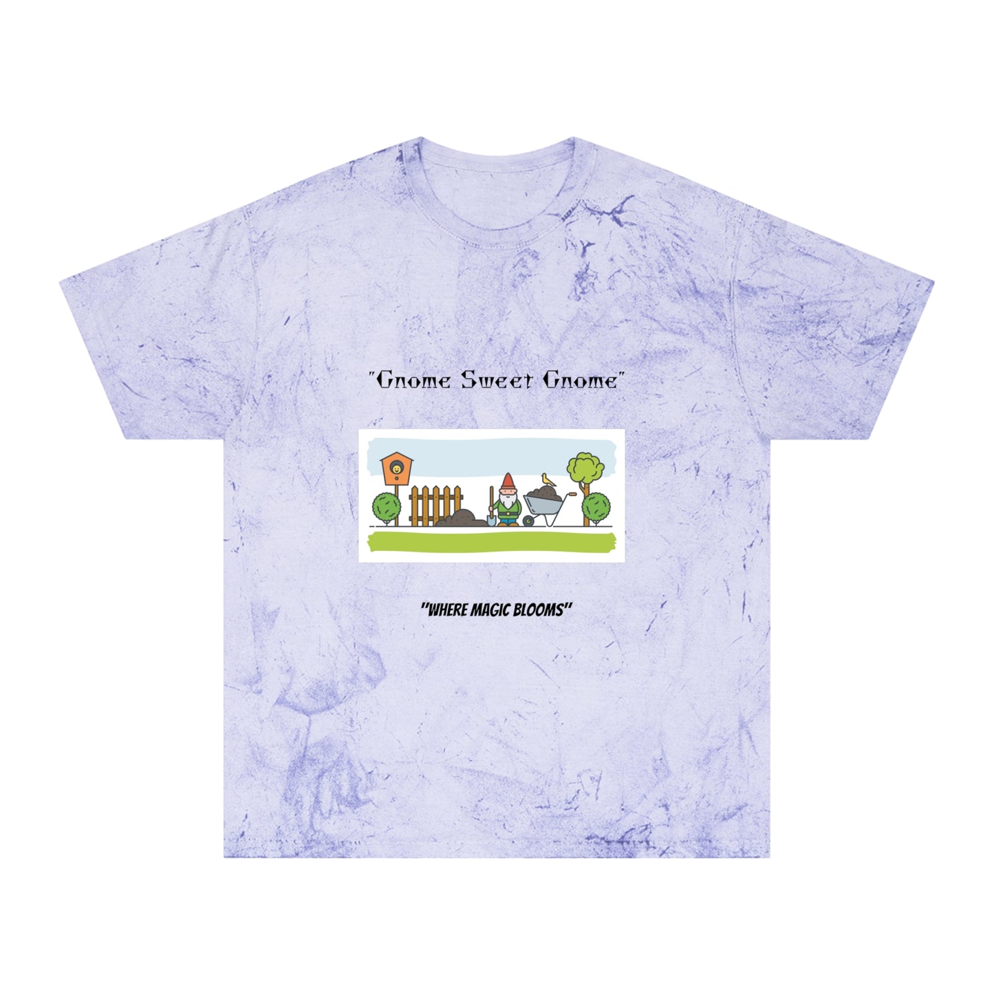 Gnome Sweet Gnome Color Blast T-shirt