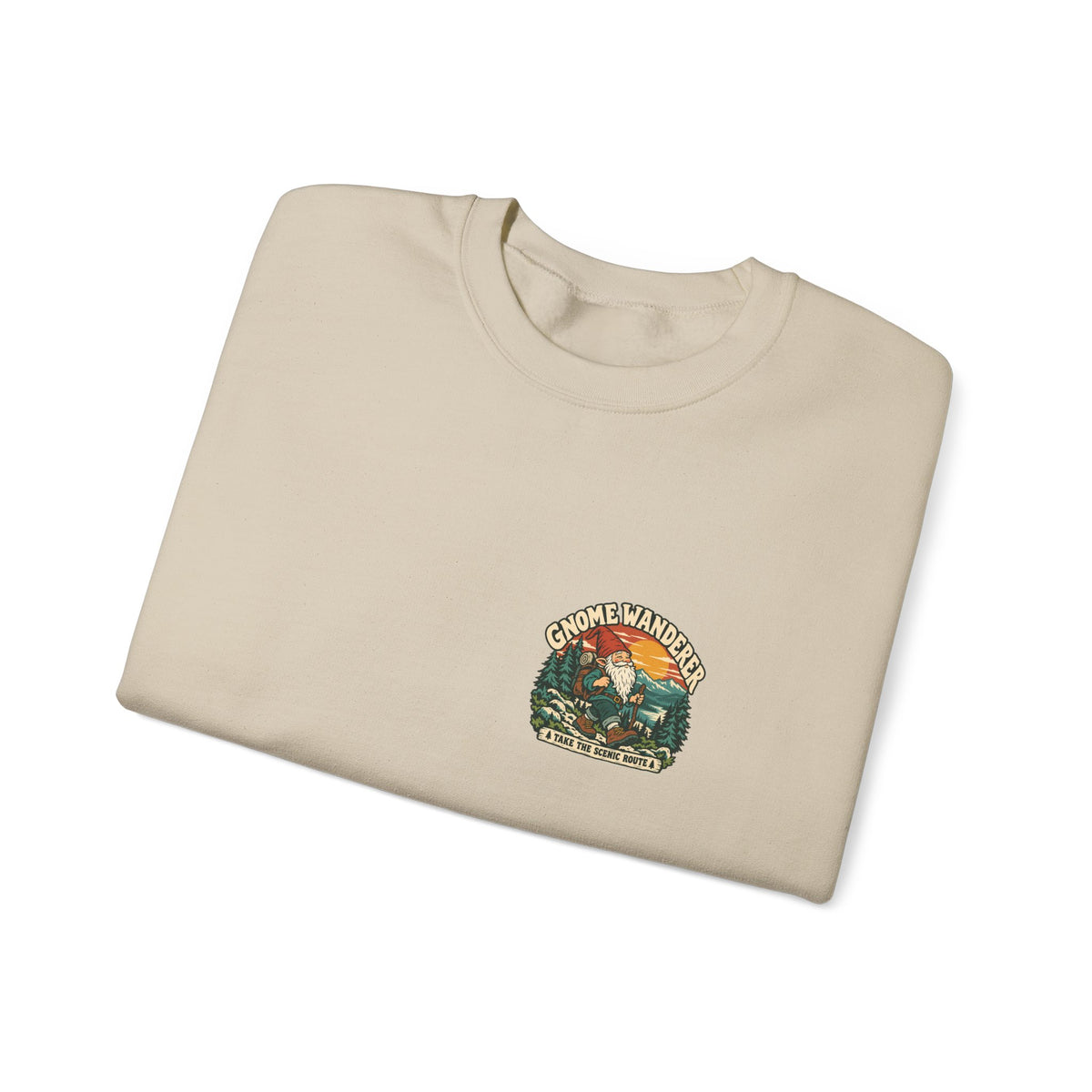 Gnome Wanderer Scenic Route Crewneck | Chatham, New York