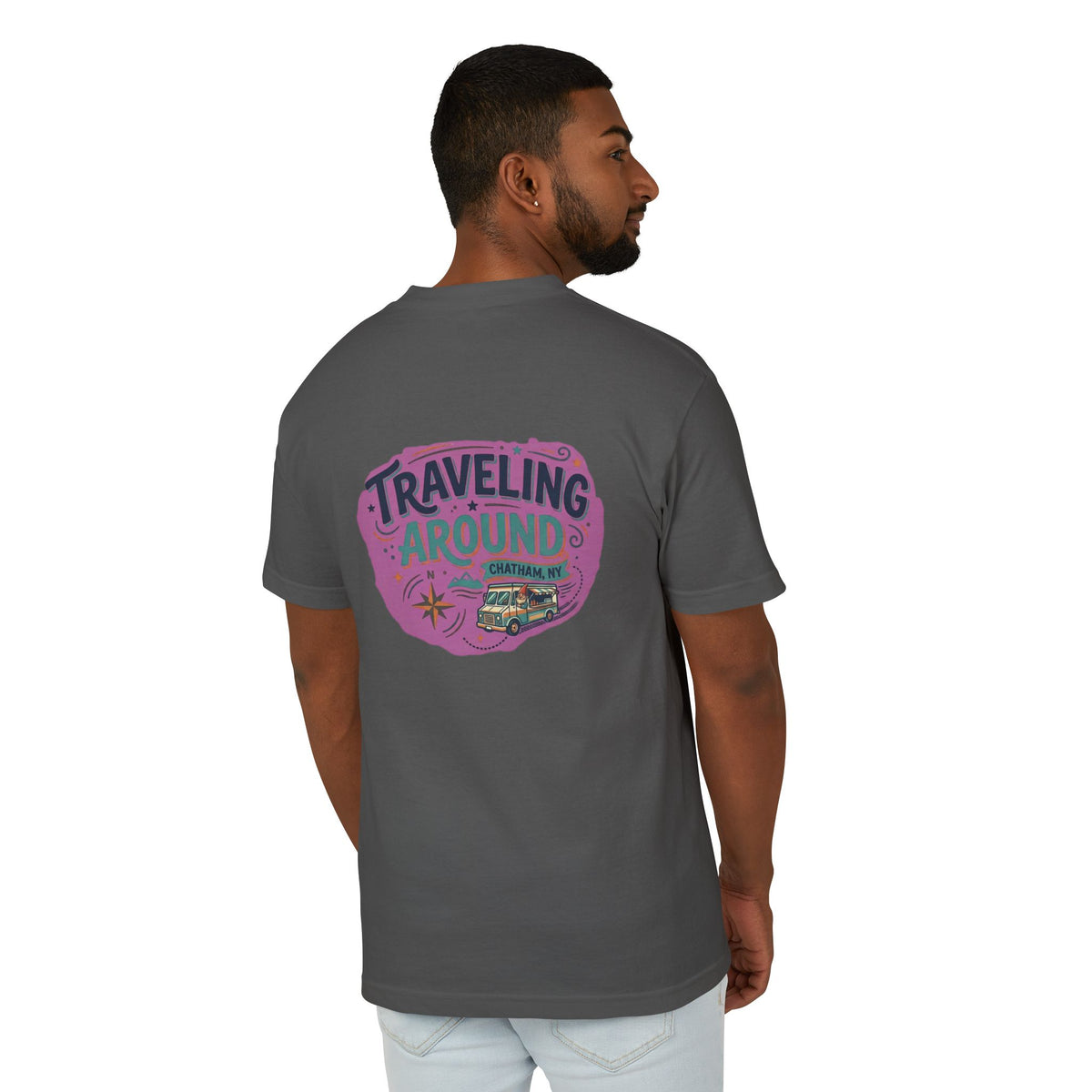 Gnome on the Go Tee | Camper Food Truck Graphic T-Shirt