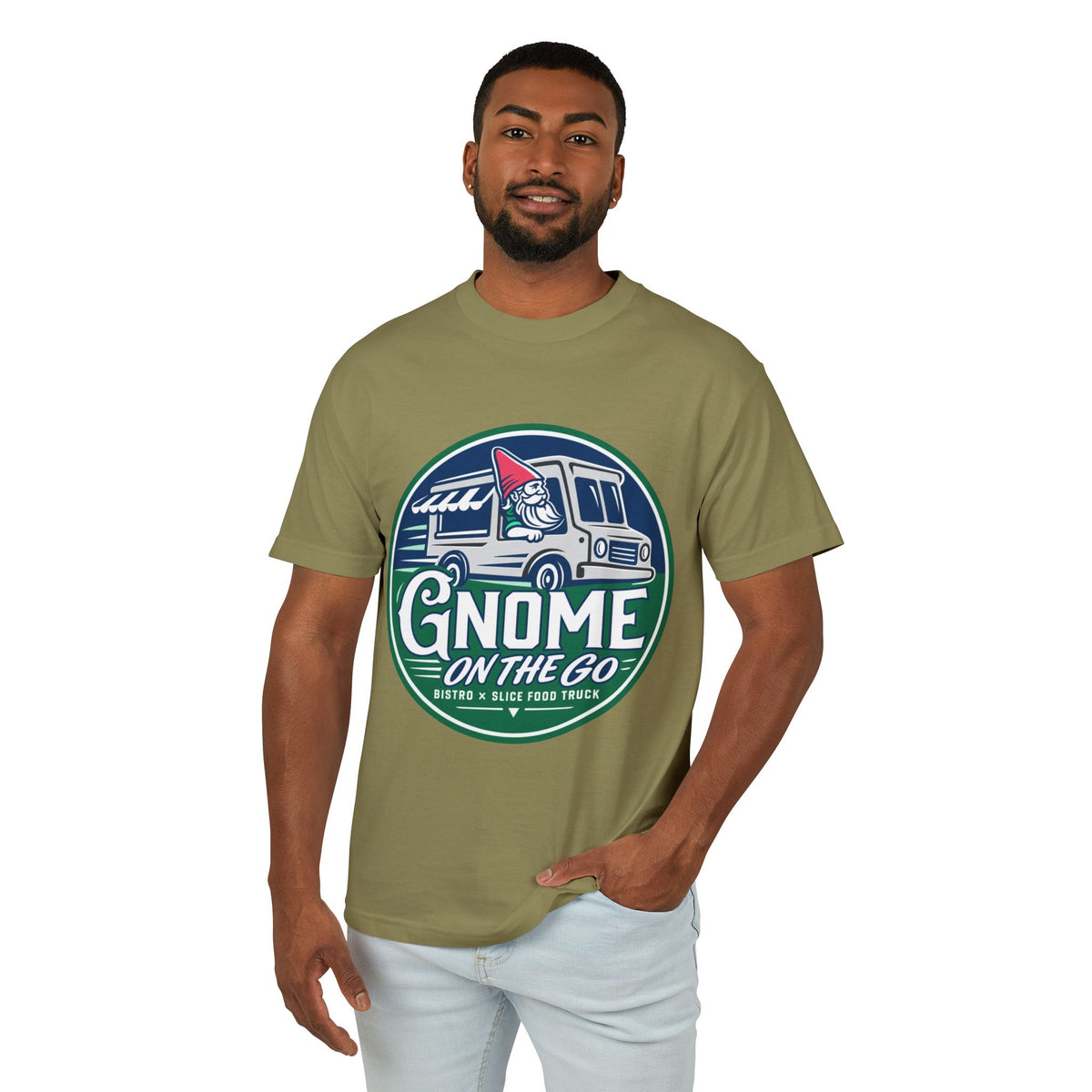 Gnome on the Go Tee | Camper Food Truck Graphic T-Shirt