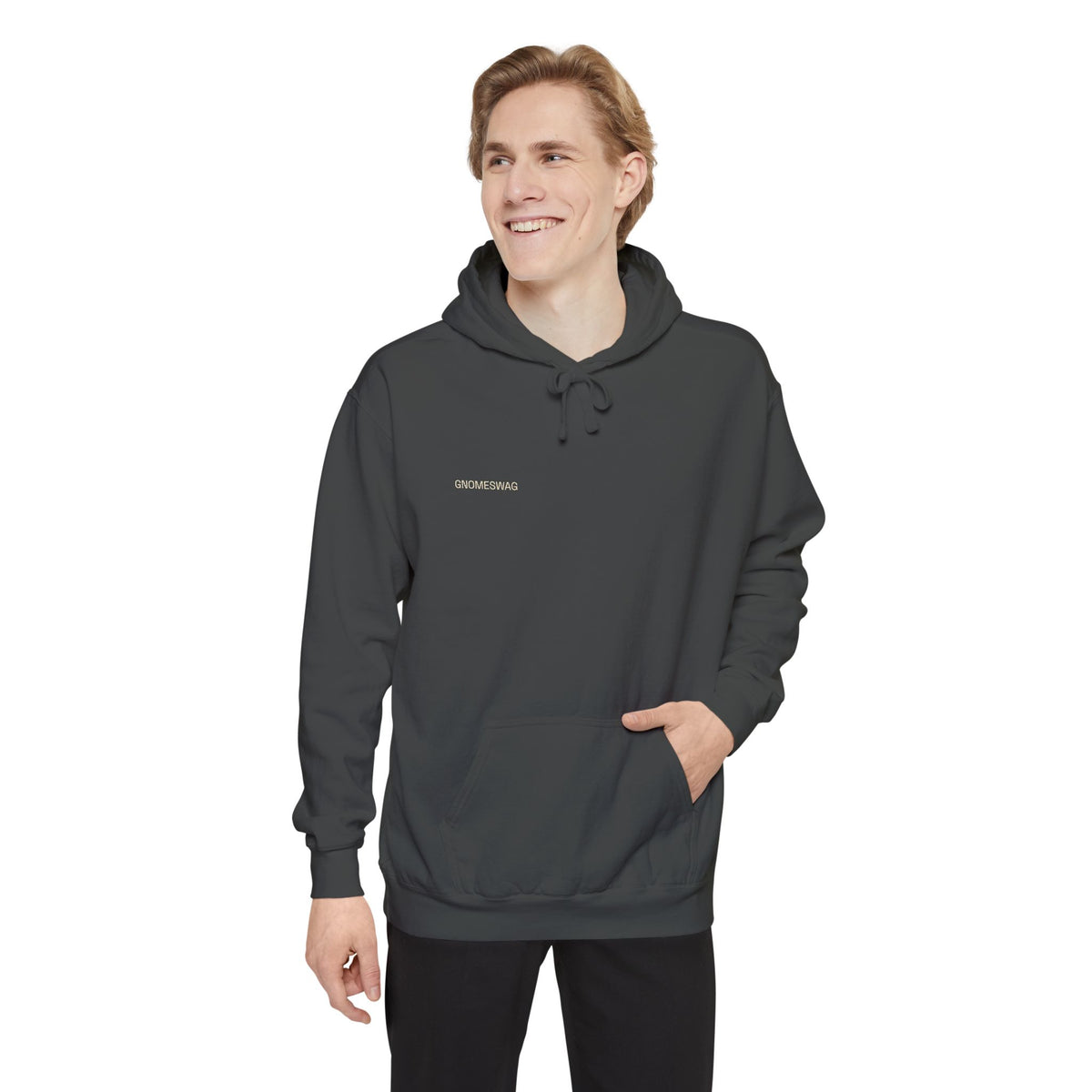 Cold Days, Odd Ways | Garment-Dyed Winter Gnome Hoodie